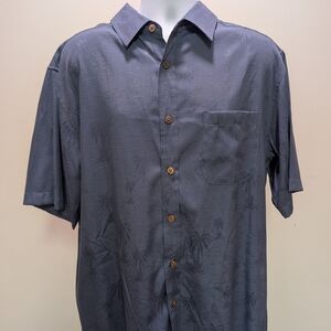 Men's Blue Short Sleeve Shirt